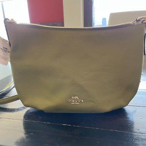 Brand New Coach Olive Green Leather Purse